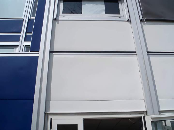 Revêtement de façade rénové, Île-de-France